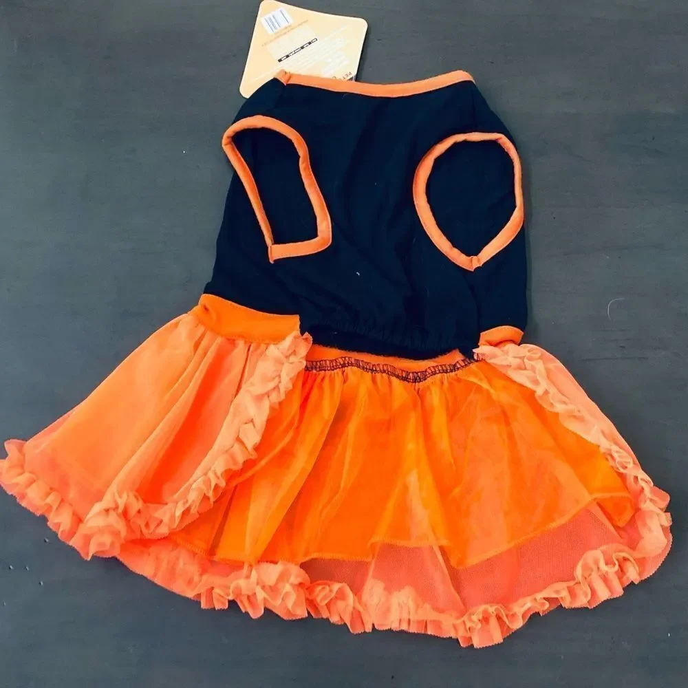 Halloween Dog Trick or Treat Fall Pet Costume Dress L